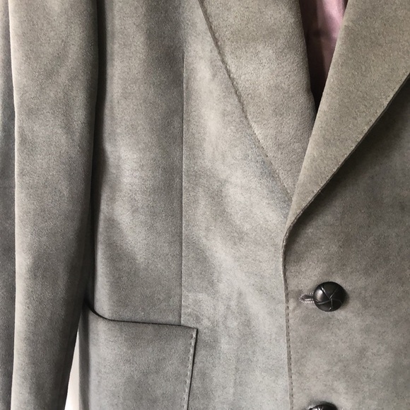 𝅺VEGAN suede oversized blazer grey - Picture 2 of 11